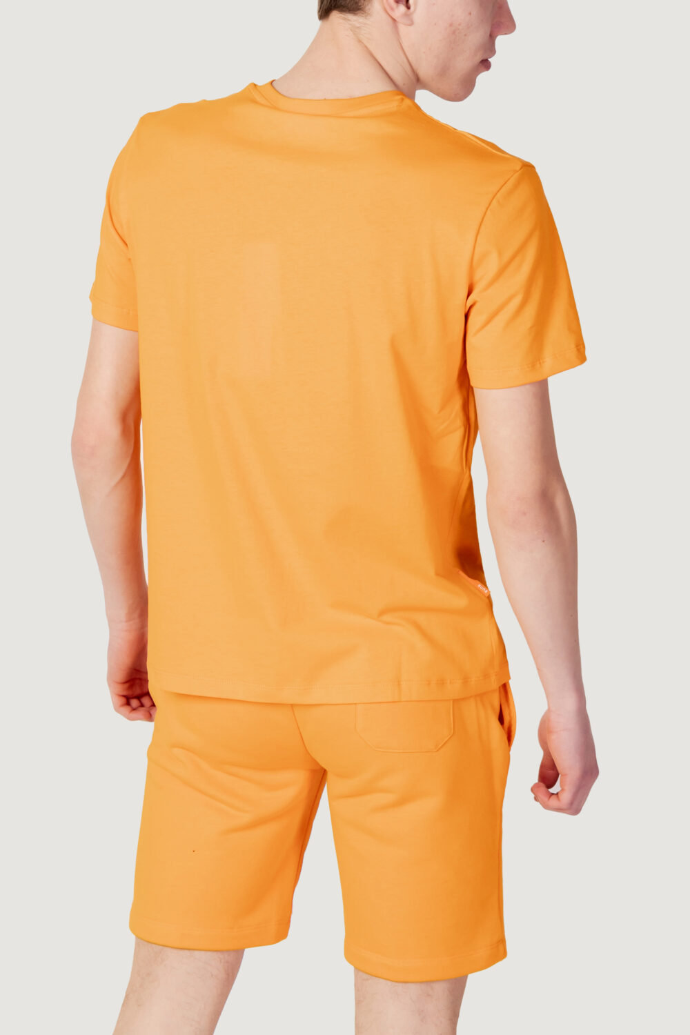 T-shirt Suns paolo basic logo Arancione - Foto 3