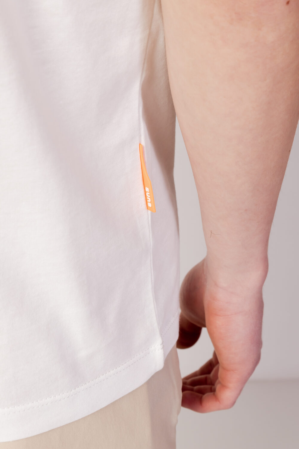 T-shirt Suns paolo basic logo Bianco - Foto 4
