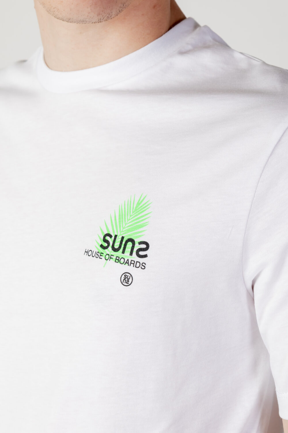 T-shirt Suns paolo palm con stampa Bianco - Foto 2