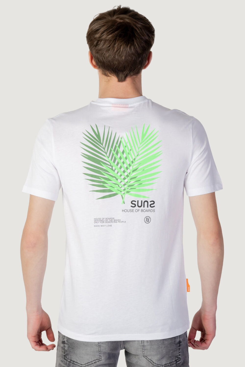 T-shirt Suns paolo palm con stampa Bianco - Foto 3