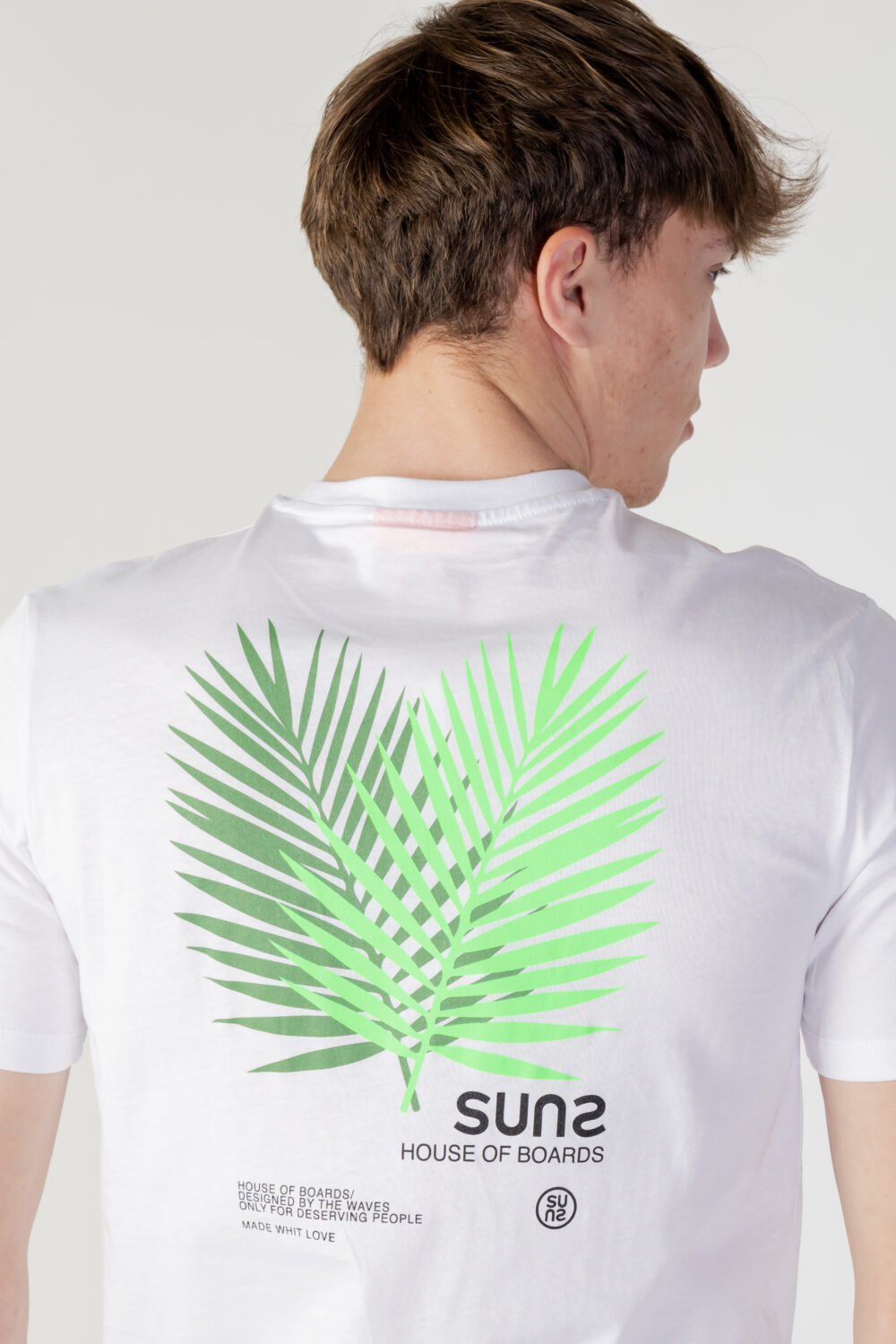 T-shirt Suns paolo palm con stampa Bianco - Foto 4