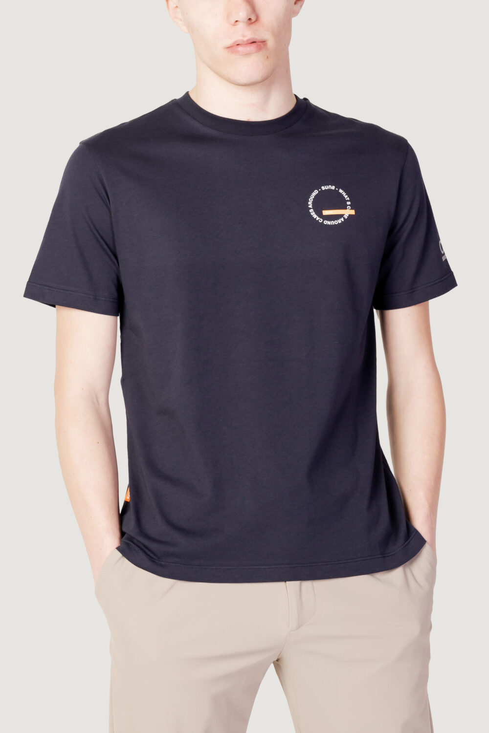 T-shirt Suns paolo around Blu marine - Foto 1