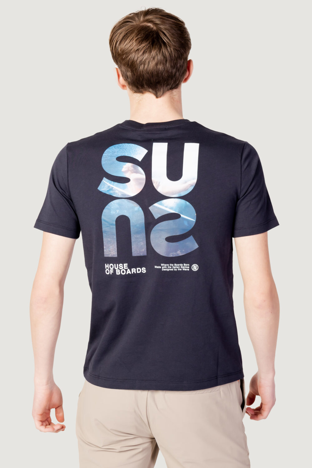 T-shirt Suns paolo photo 1 Blu marine - Foto 3