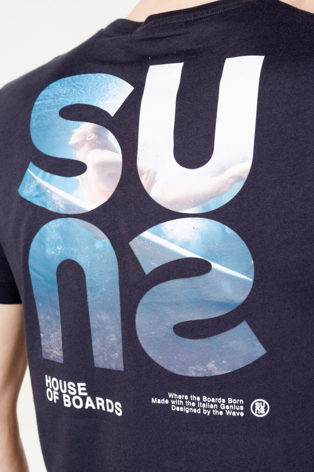 T-shirt Suns paolo photo 1 Blu marine - Foto 4