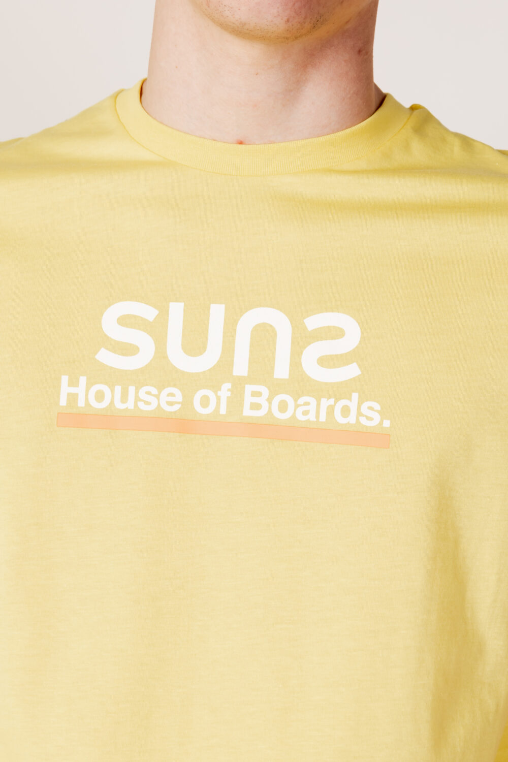 T-shirt Suns paolo logo linee Giallo - Foto 2