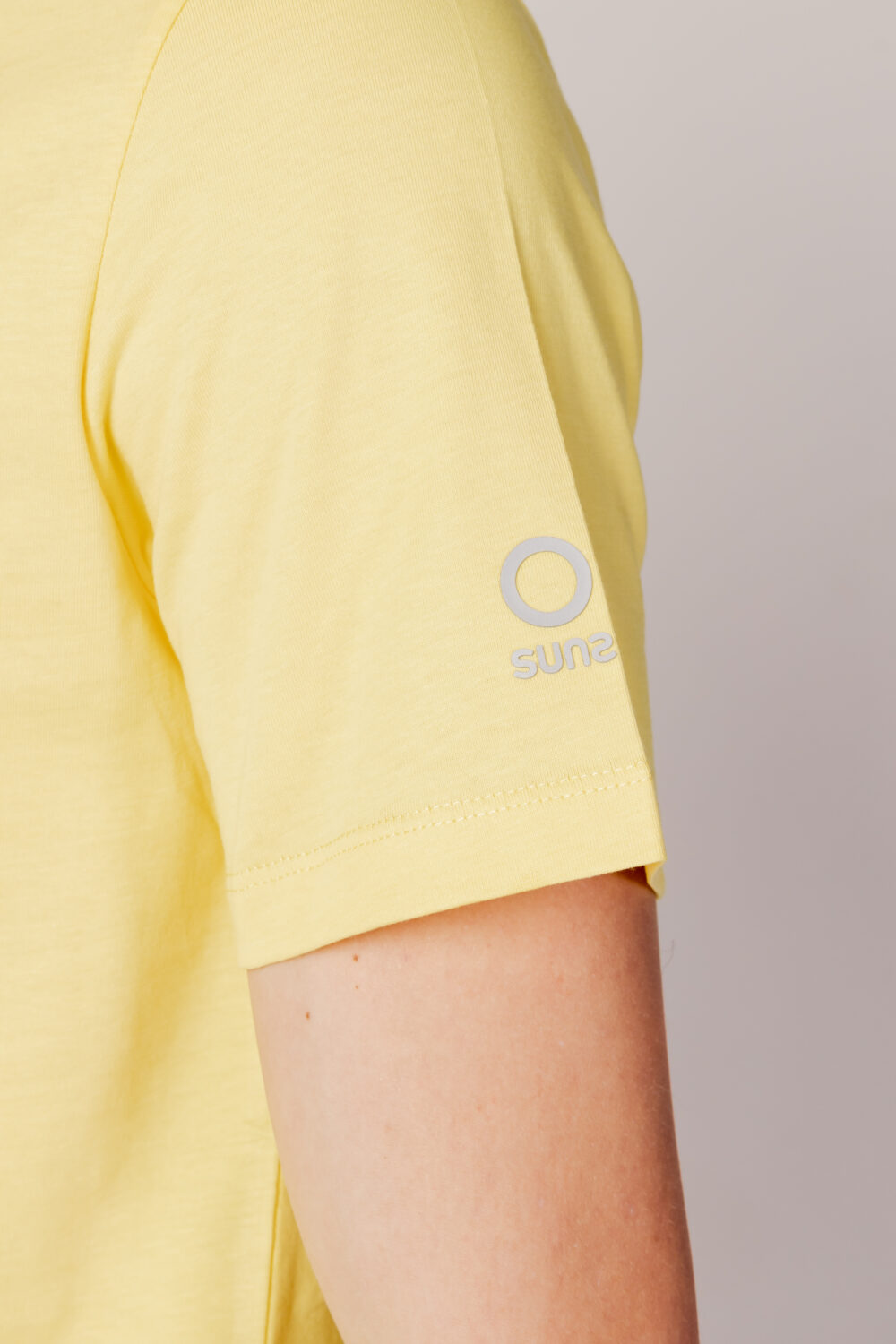 T-shirt Suns paolo logo linee Giallo - Foto 4