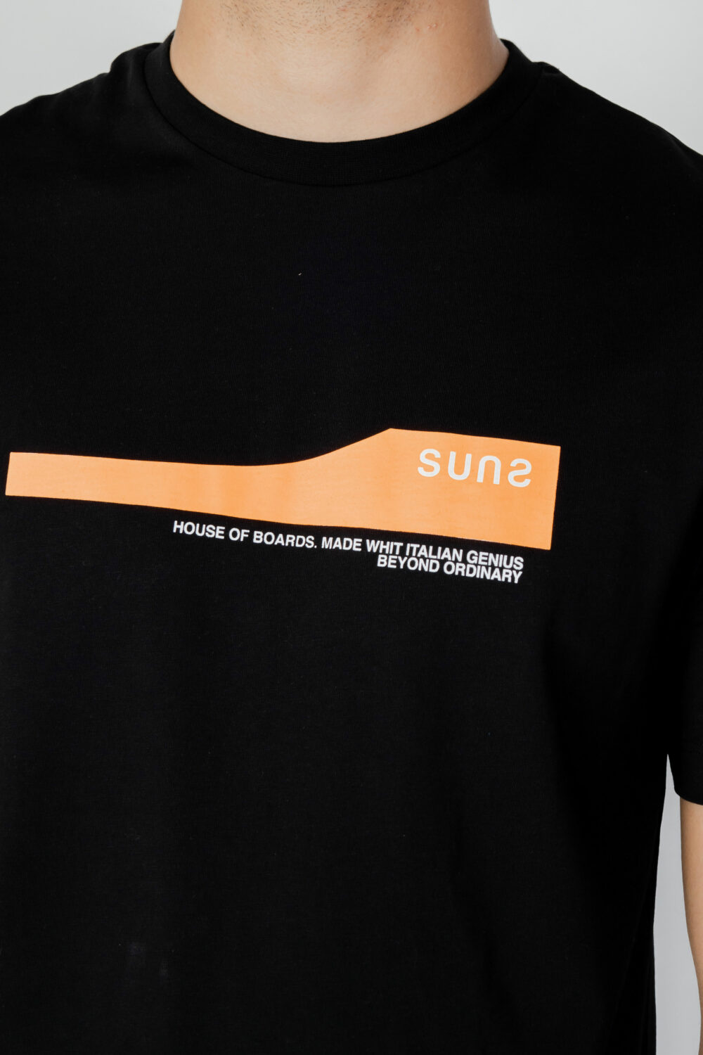 T-shirt Suns paolo fin Nero - Foto 2