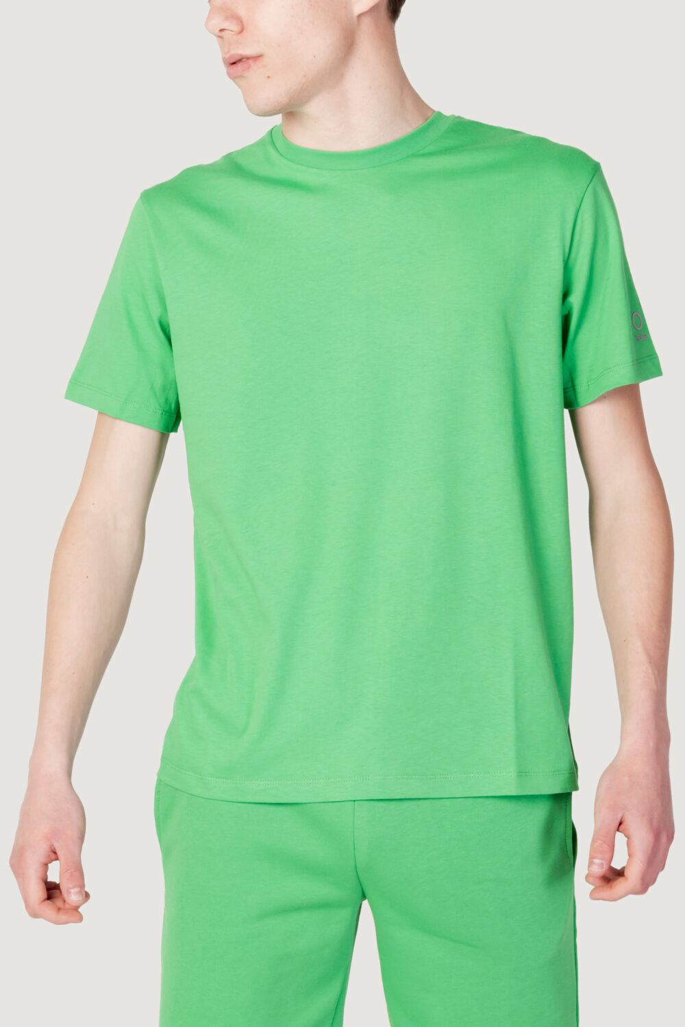 T-shirt Suns paolo basic logo Verde - Foto 1