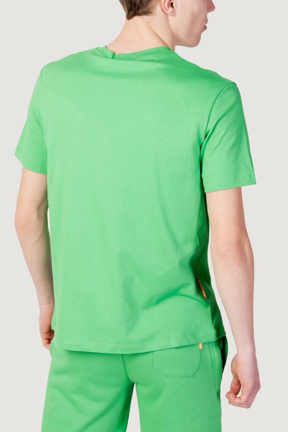 T-shirt Suns paolo basic logo Verde - Foto 5