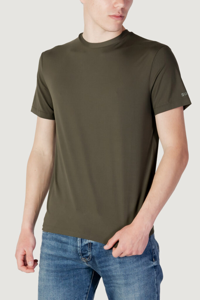 T-shirt Suns paolo lux Verde Oliva