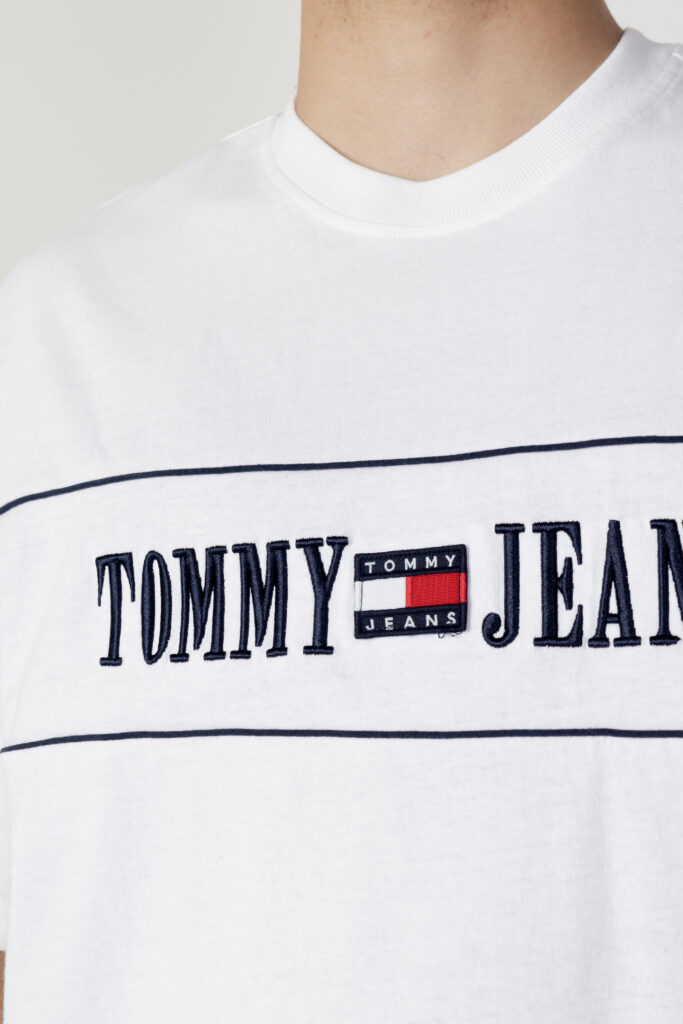 T-shirt Tommy Hilfiger Jeans tjm skate archive te Bianco