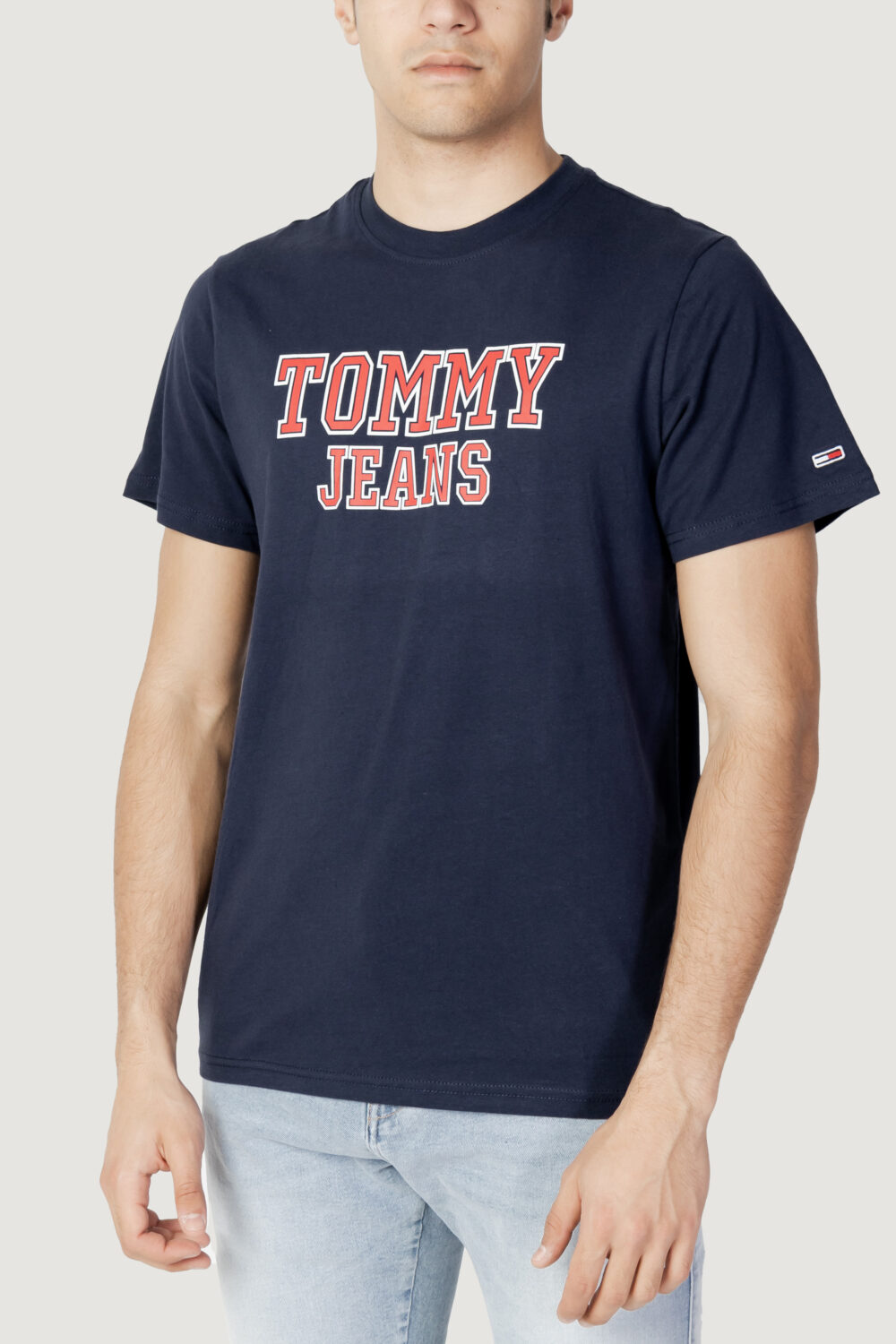 T-shirt Tommy Hilfiger Jeans tjm essential tj tee Blu - Foto 1