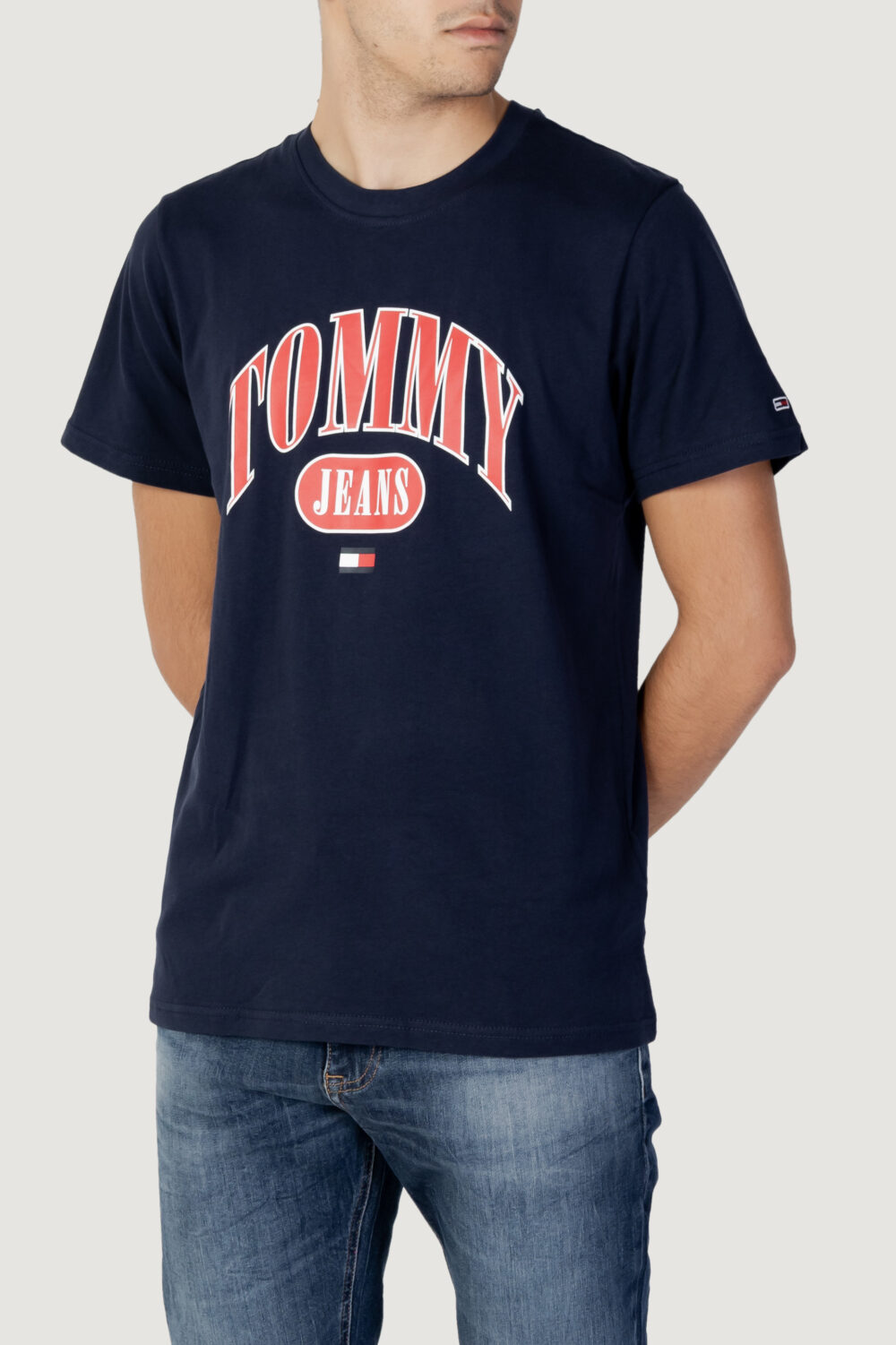 T-shirt Tommy Hilfiger Jeans tjm reg entry tee Blu - Foto 1