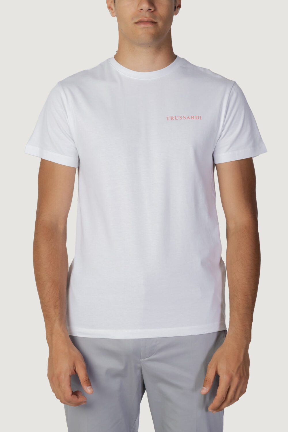 T-shirt Trussardi Beachwear logo Bianco - Foto 1