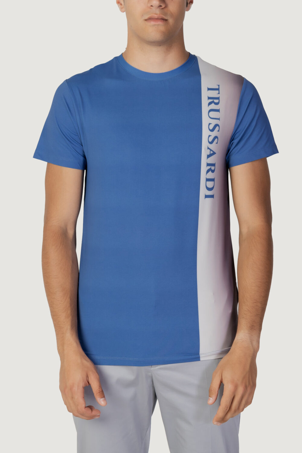 T-shirt Trussardi Beachwear logo laterale Blu - Foto 1