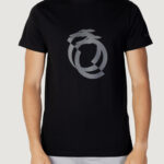T-shirt Trussardi Beachwear basic with metal logo Nero - Foto 1