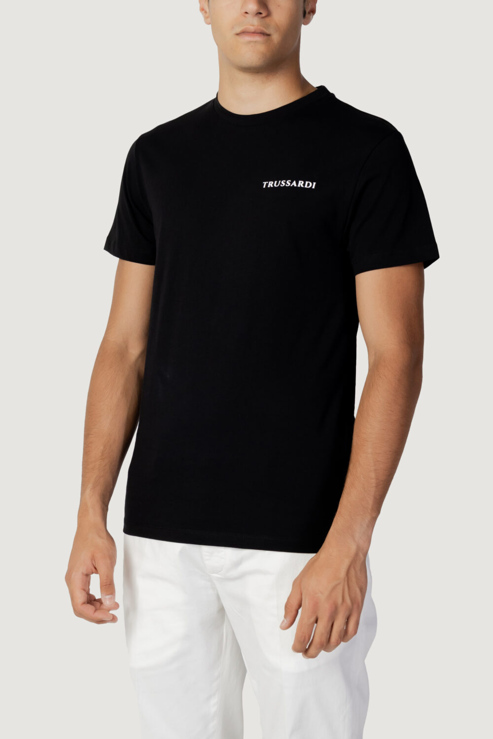 T-shirt Trussardi Beachwear logo Nero - Foto 1