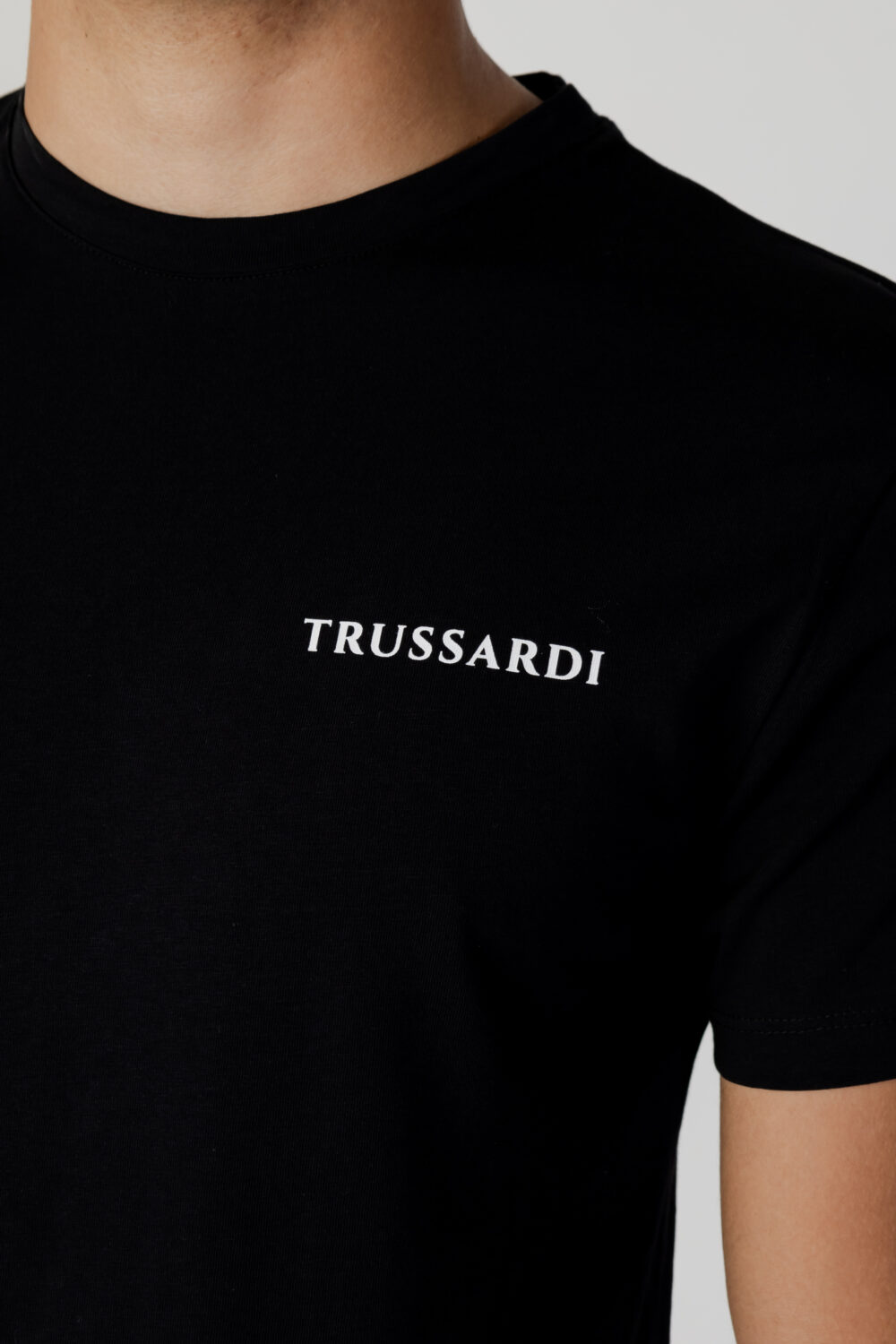 T-shirt Trussardi Beachwear logo Nero - Foto 2