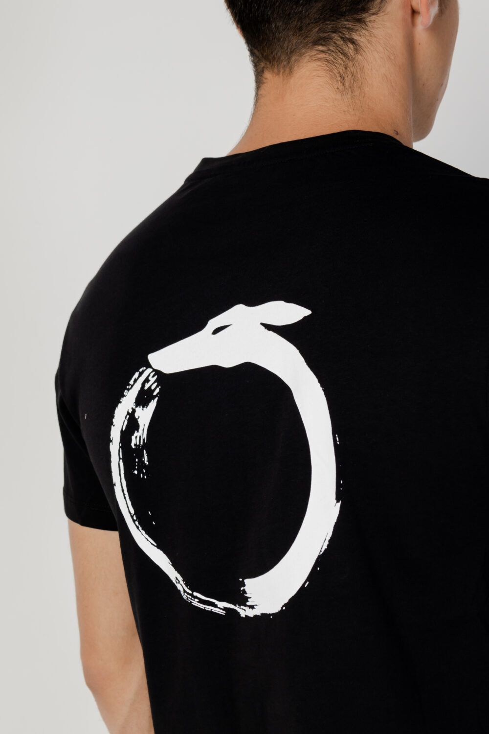 T-shirt Trussardi Beachwear logo Nero - Foto 4