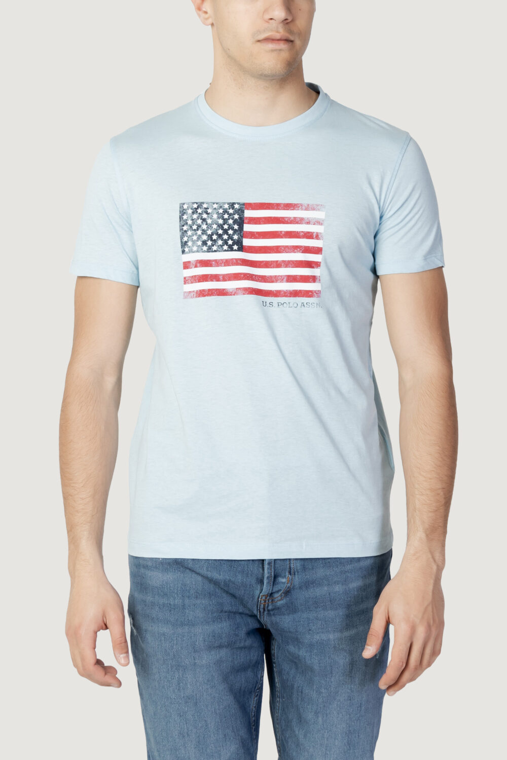 T-shirt U.S. Polo Assn. mick Celeste - Foto 1