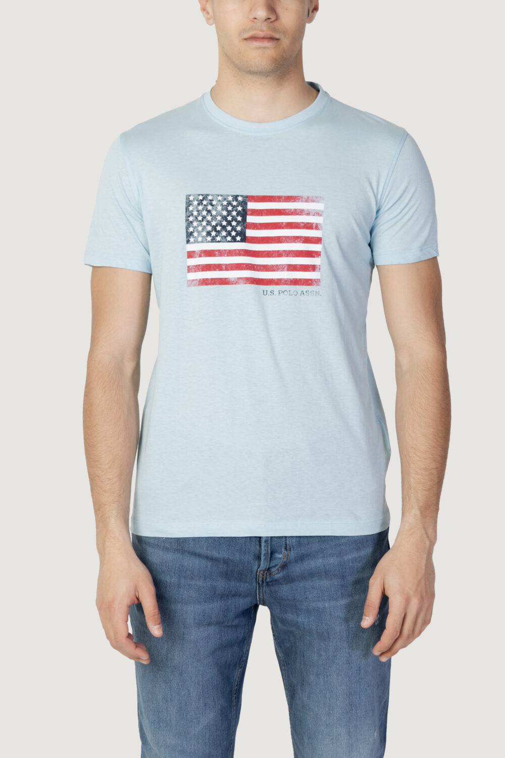T-shirt U.S. Polo Assn. mick Celeste - Foto 4