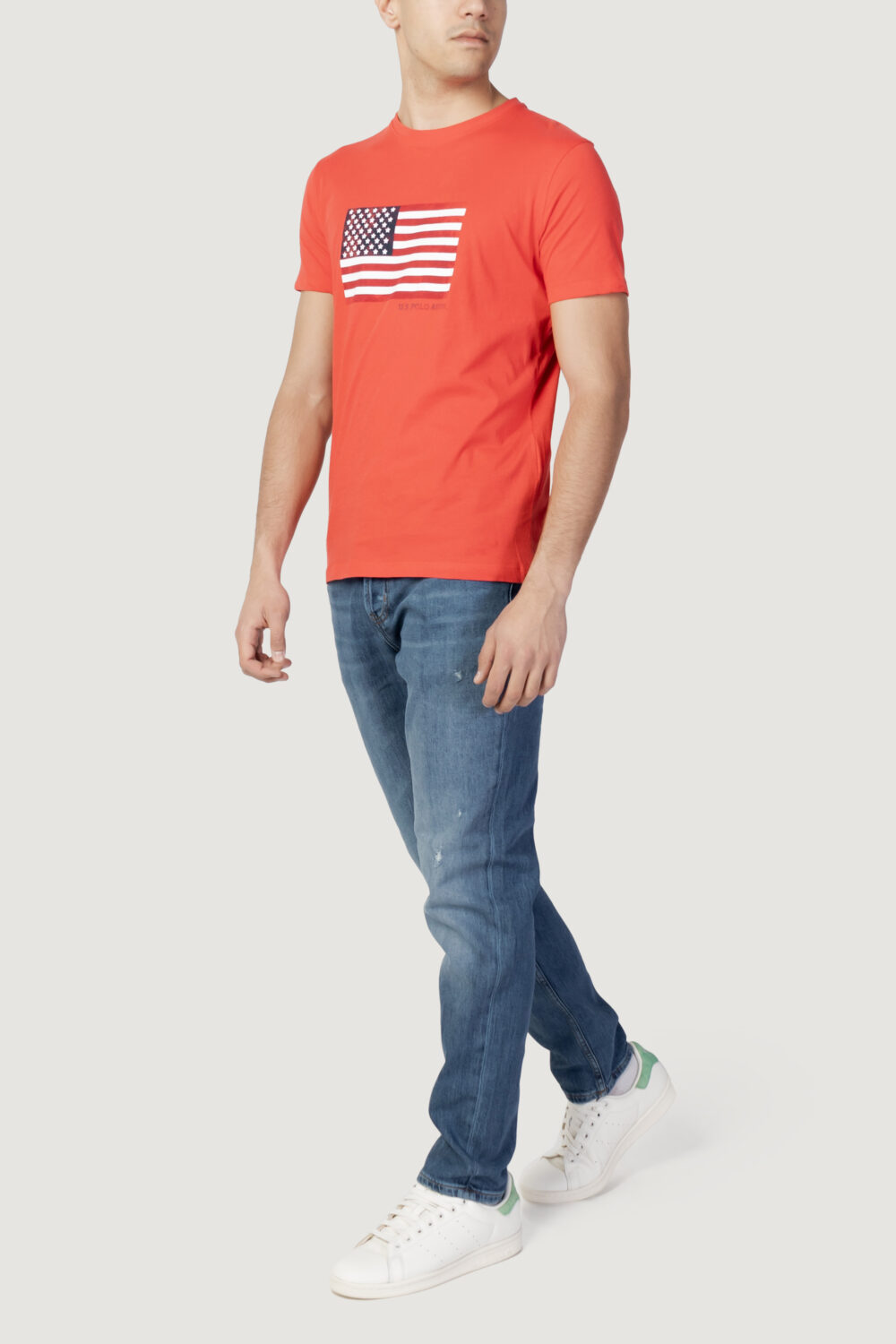 T-shirt U.S. Polo Assn. mick Rosso - Foto 3