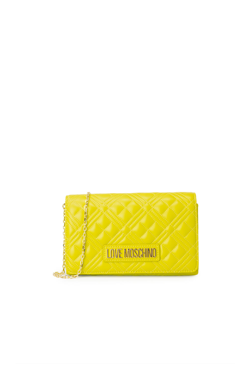 Borsa Love Moschino quilted Giallo lime - Foto 1