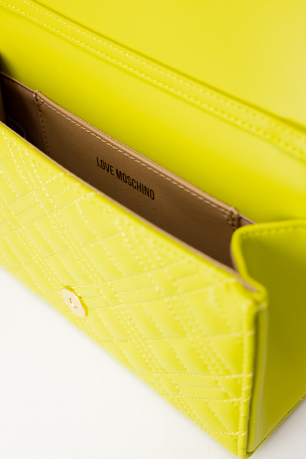 Borsa Love Moschino quilted Giallo lime - Foto 3
