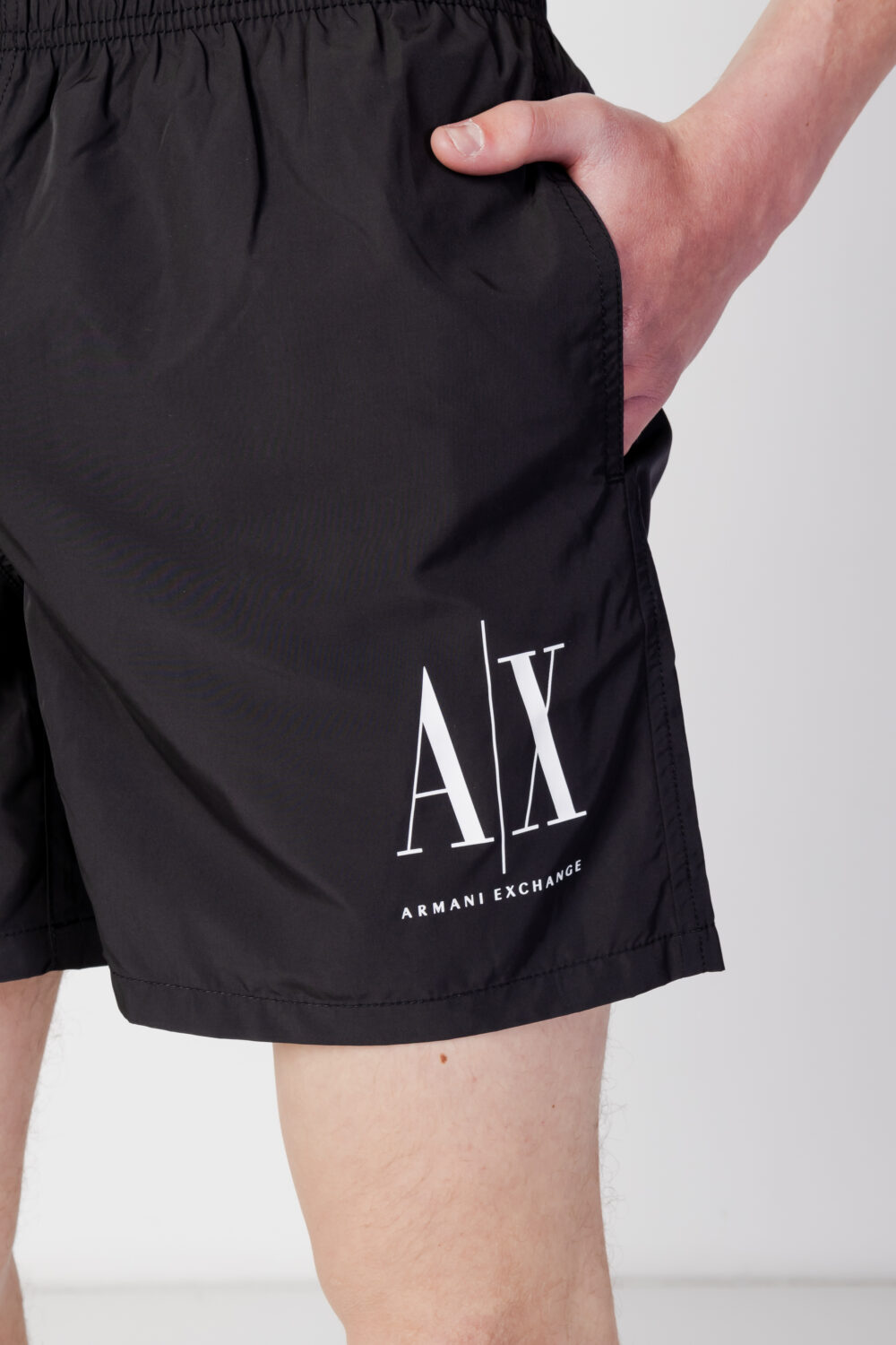 Costume da bagno Armani Exchange logo Nero - Foto 2