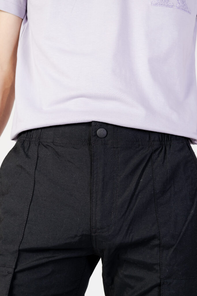 Pantaloni Calvin Klein Jeans skinny washed cargo Nero
