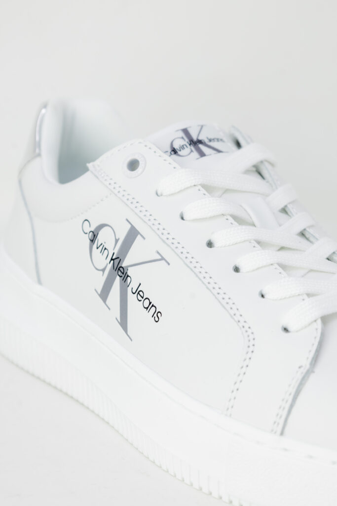 Sneakers Calvin Klein Jeans chunky cupsole mono Bianco