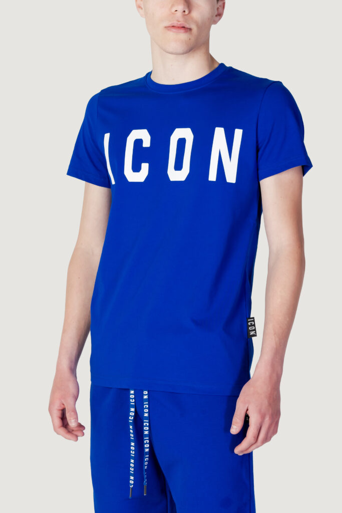 T-shirt Icon logo Blu