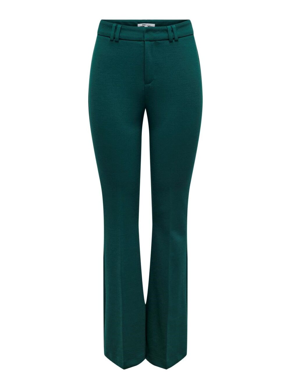 Pantaloni a sigaretta Only onlpeach mw flared pant tlr noos Verde - Foto 5