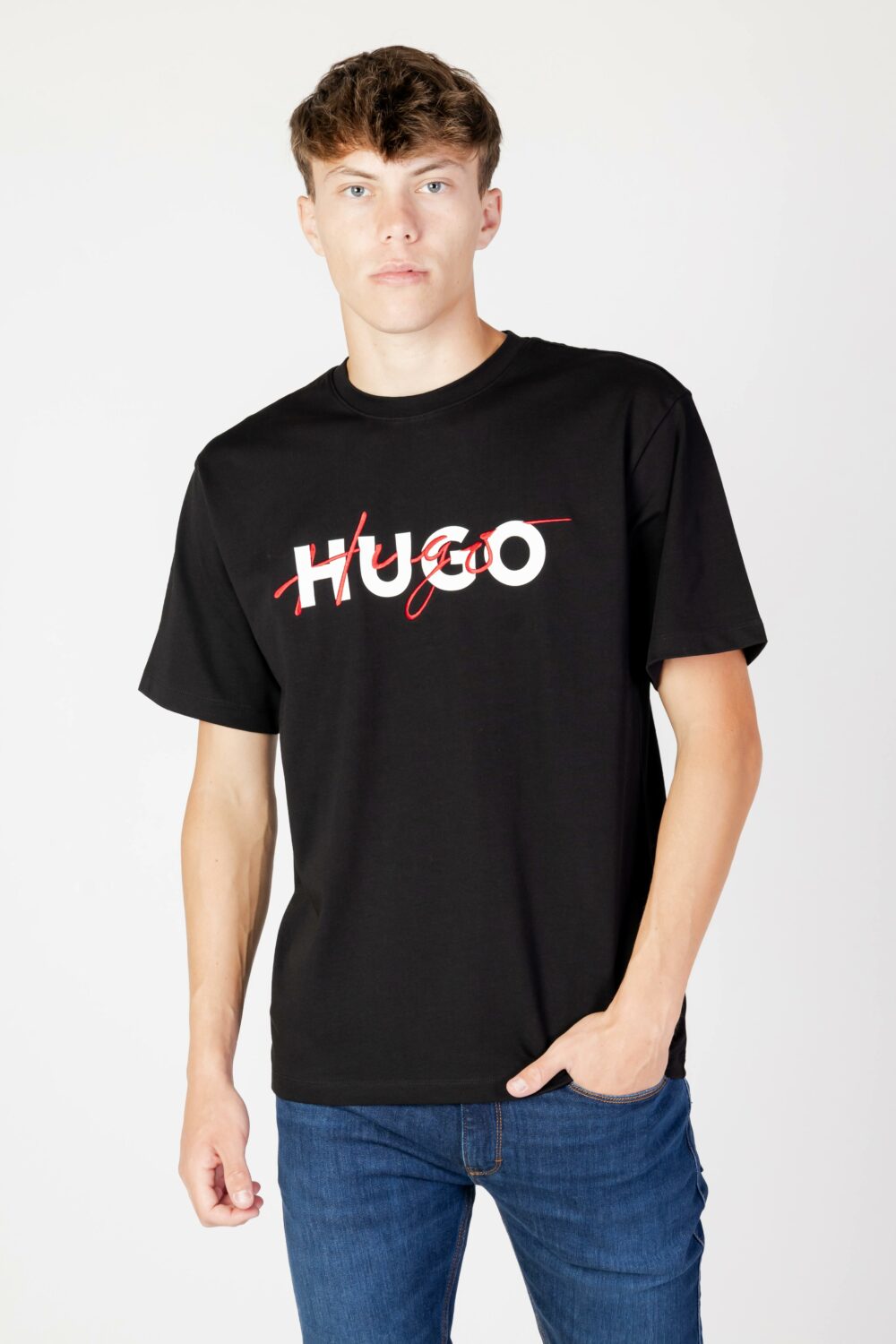 T-shirt Hugo dakaishi Nero - Foto 1