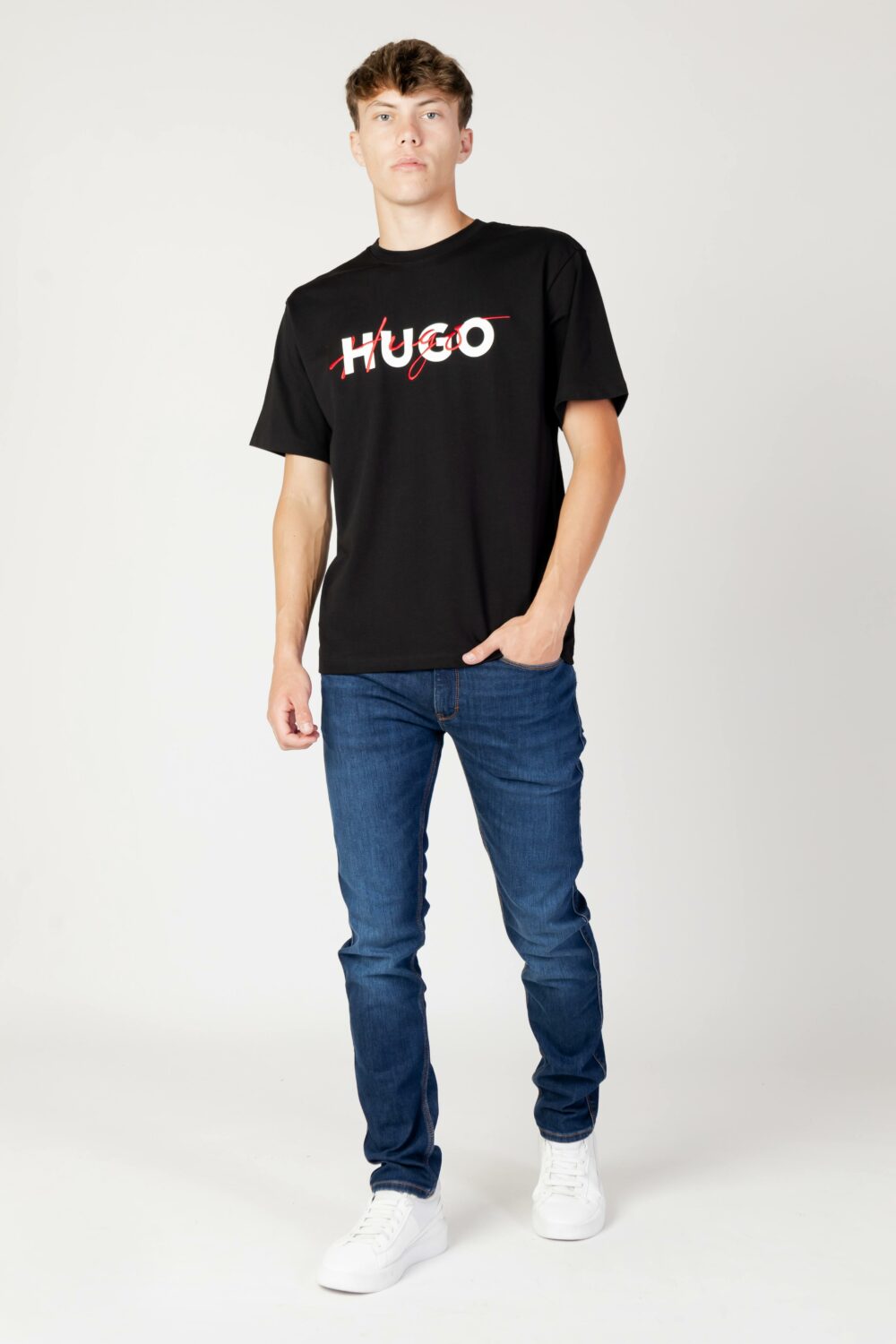 T-shirt Hugo dakaishi Nero - Foto 3