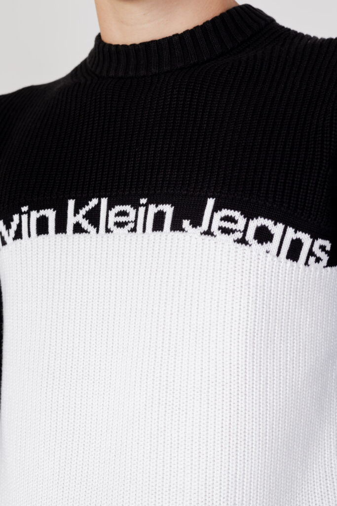 Maglione Calvin Klein Jeans institutional colorb Nero