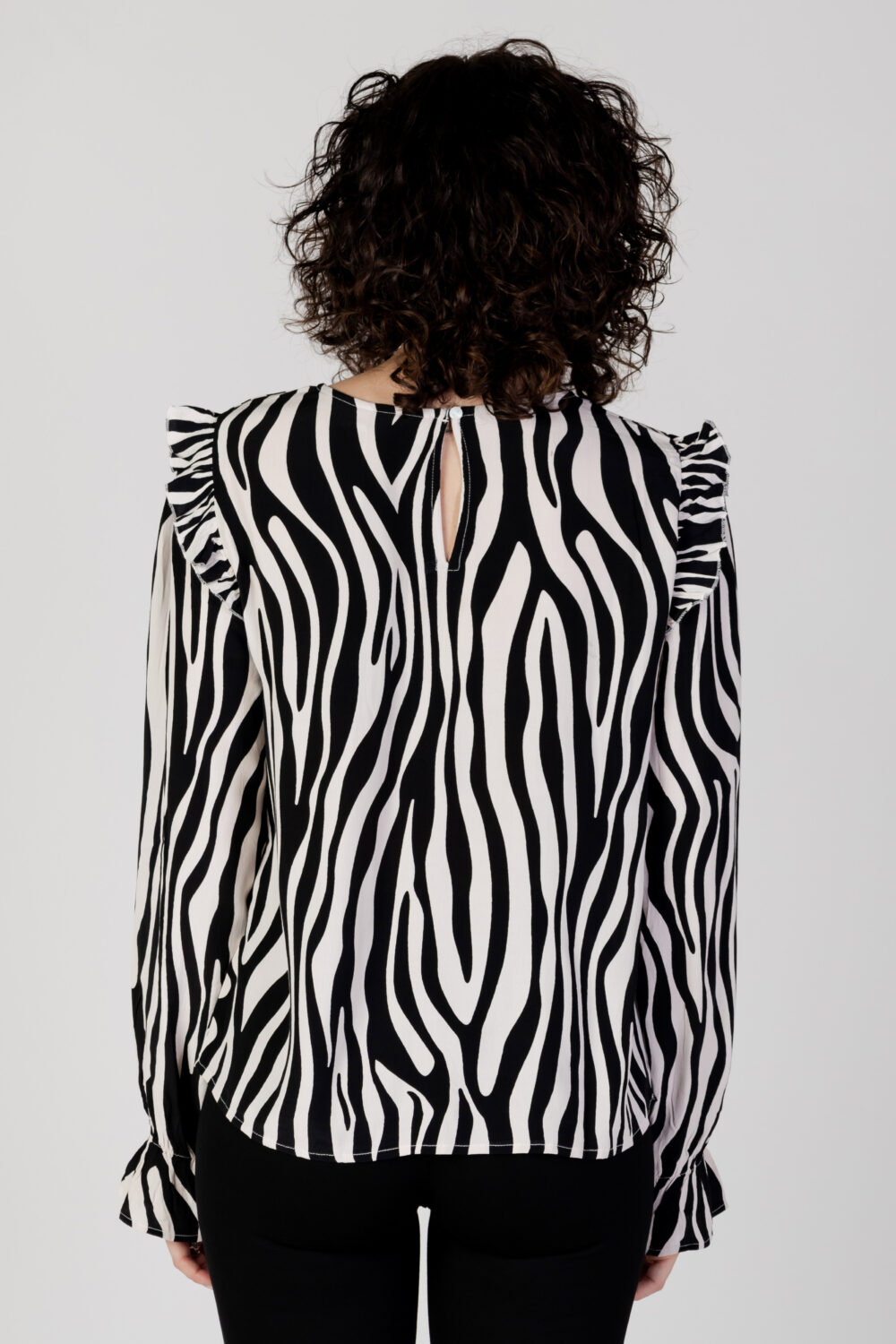 Bluse manica lunga Vila Clothes vifini o-neck l/s top - noos Bianco - Foto 4