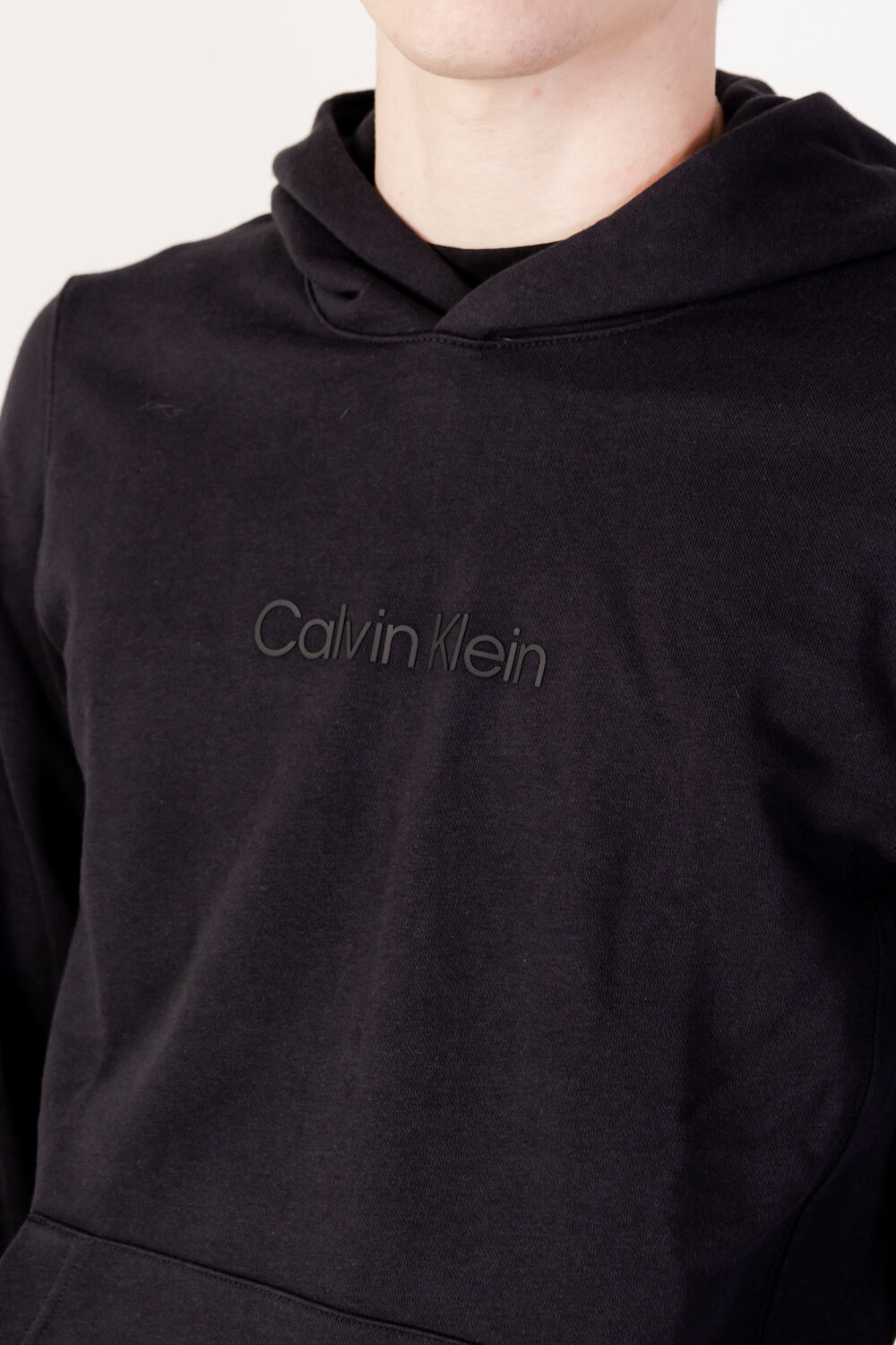 Felpa con cappuccio Calvin Klein Sport pw - sweat hoodie Nero - Foto 2