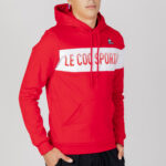 Felpa con cappuccio LE COQ SPORTIF bah hoody Rosso - Foto 1