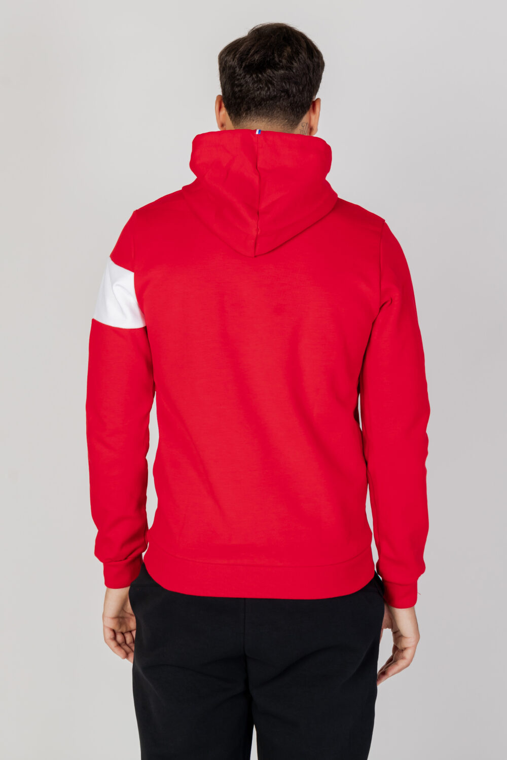 Felpa con cappuccio LE COQ SPORTIF bah hoody Rosso - Foto 5