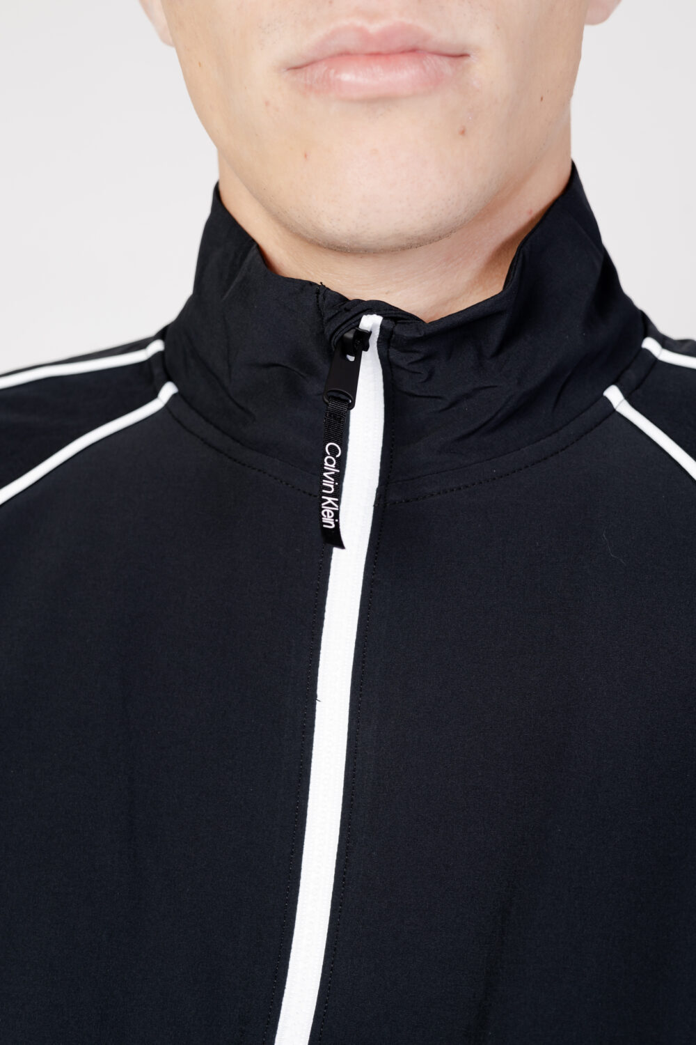 Felpa senza cappuccio Calvin Klein Sport wo - woven jacket Nero - Foto 2