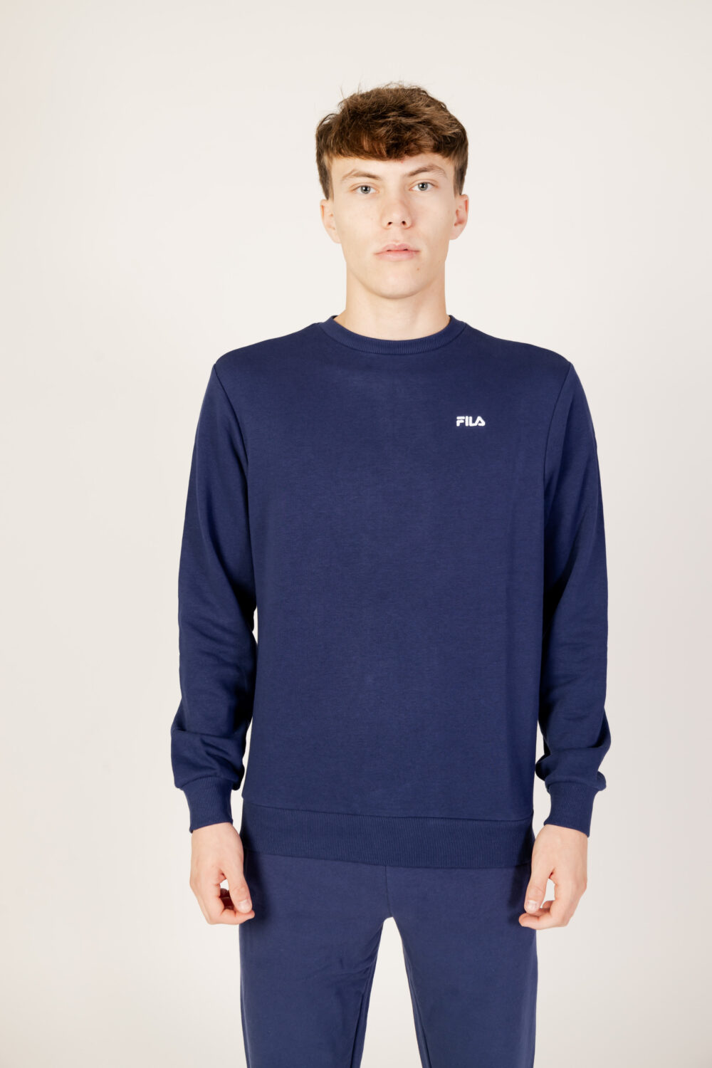 Felpa senza cappuccio Fila brustem crew sweat Blu - Foto 6