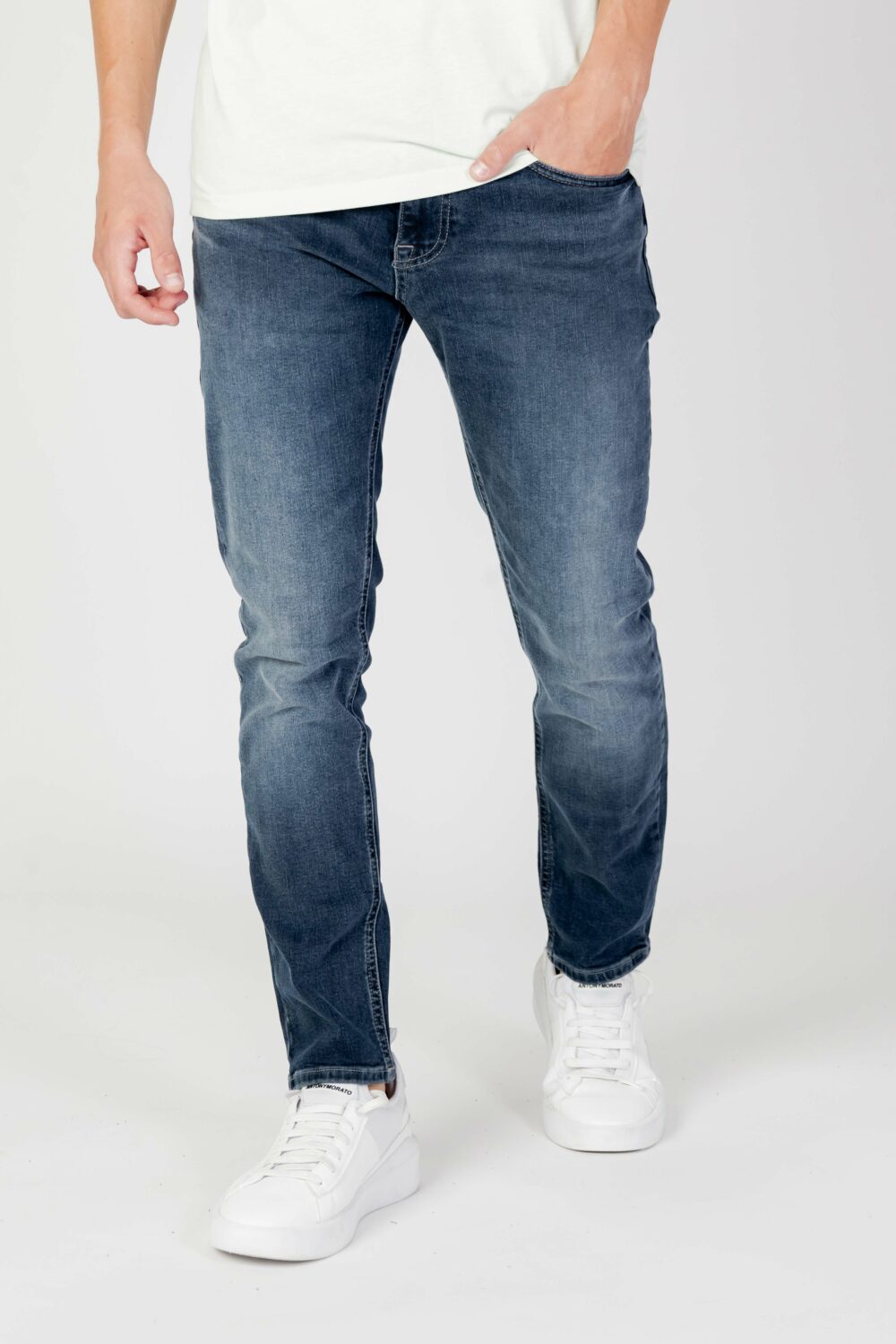 Jeans slim Tommy Hilfiger Jeans austin slim tprd Denim scuro - Foto 1