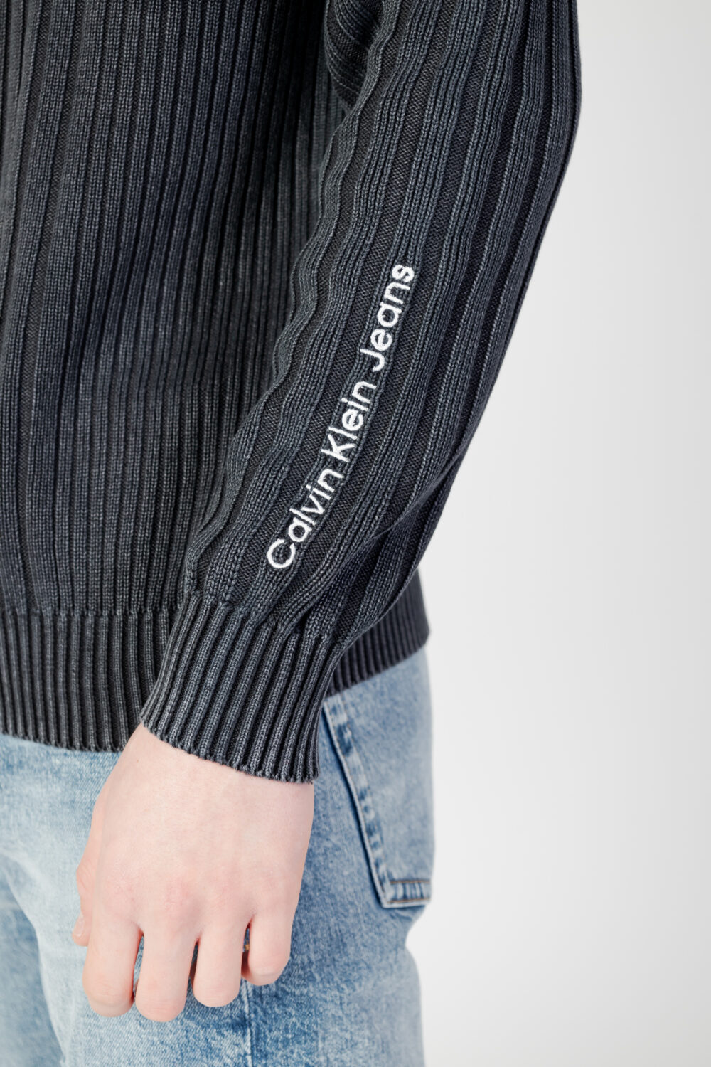 Maglione Calvin Klein Jeans Nero - Foto 2