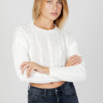 Maglione Hanny Deep cropped Panna - Foto 1