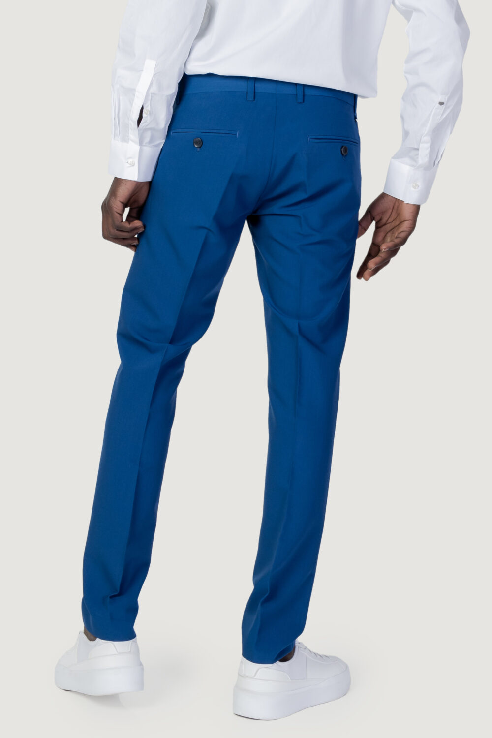 Pantaloni da completo Antony Morato bonnie slim fit Azzurro - Foto 4