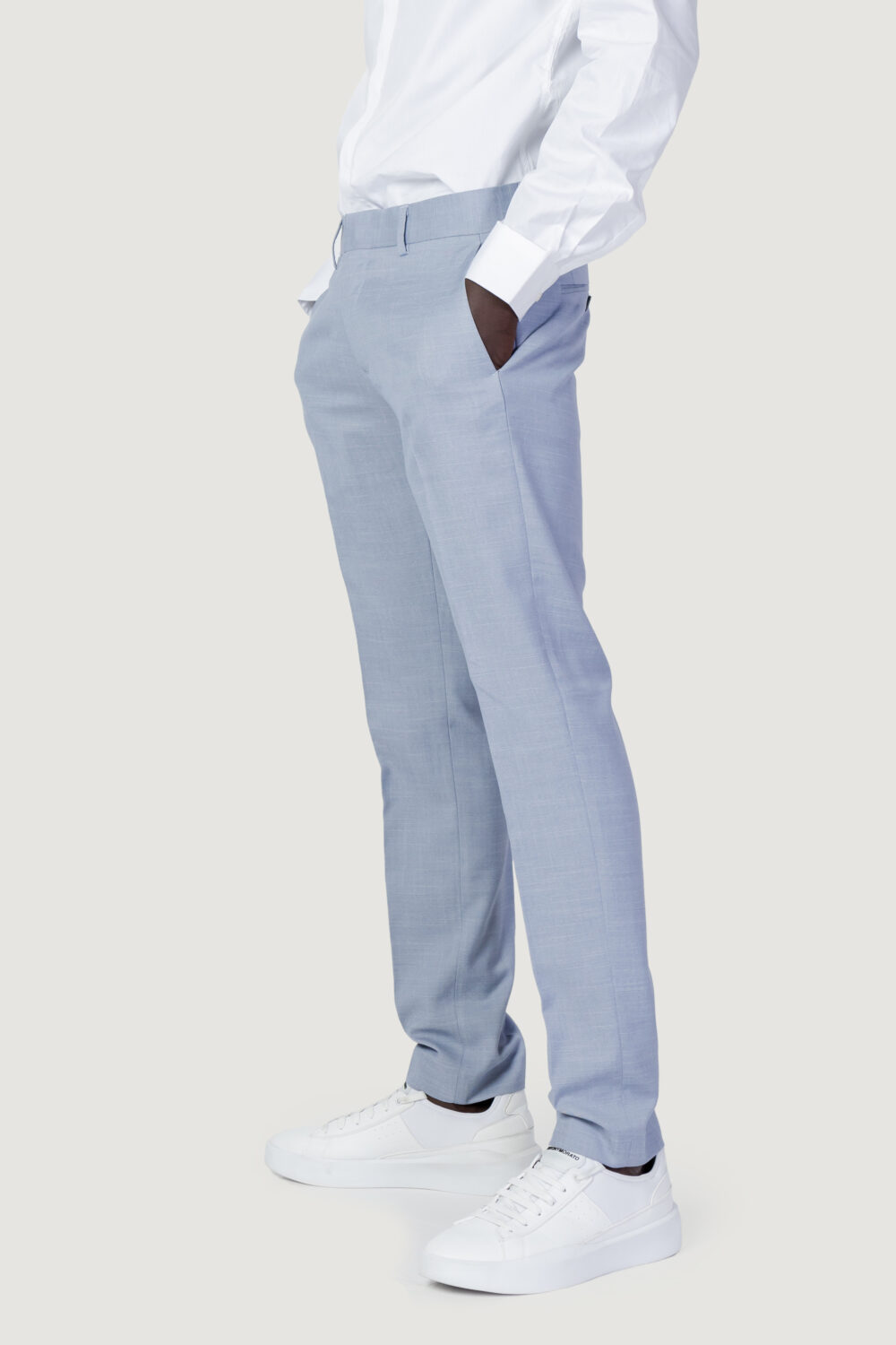Pantaloni da completo Antony Morato bonnie slim fit Azzurro - Foto 5