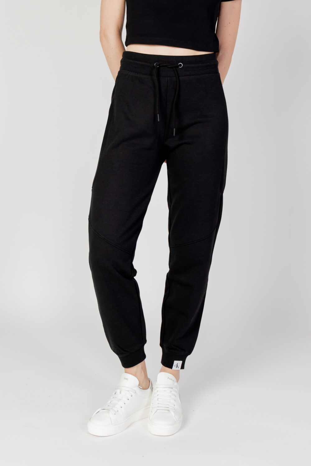 Pantaloni sportivi Calvin Klein Jeans tab jog Nero - Foto 7