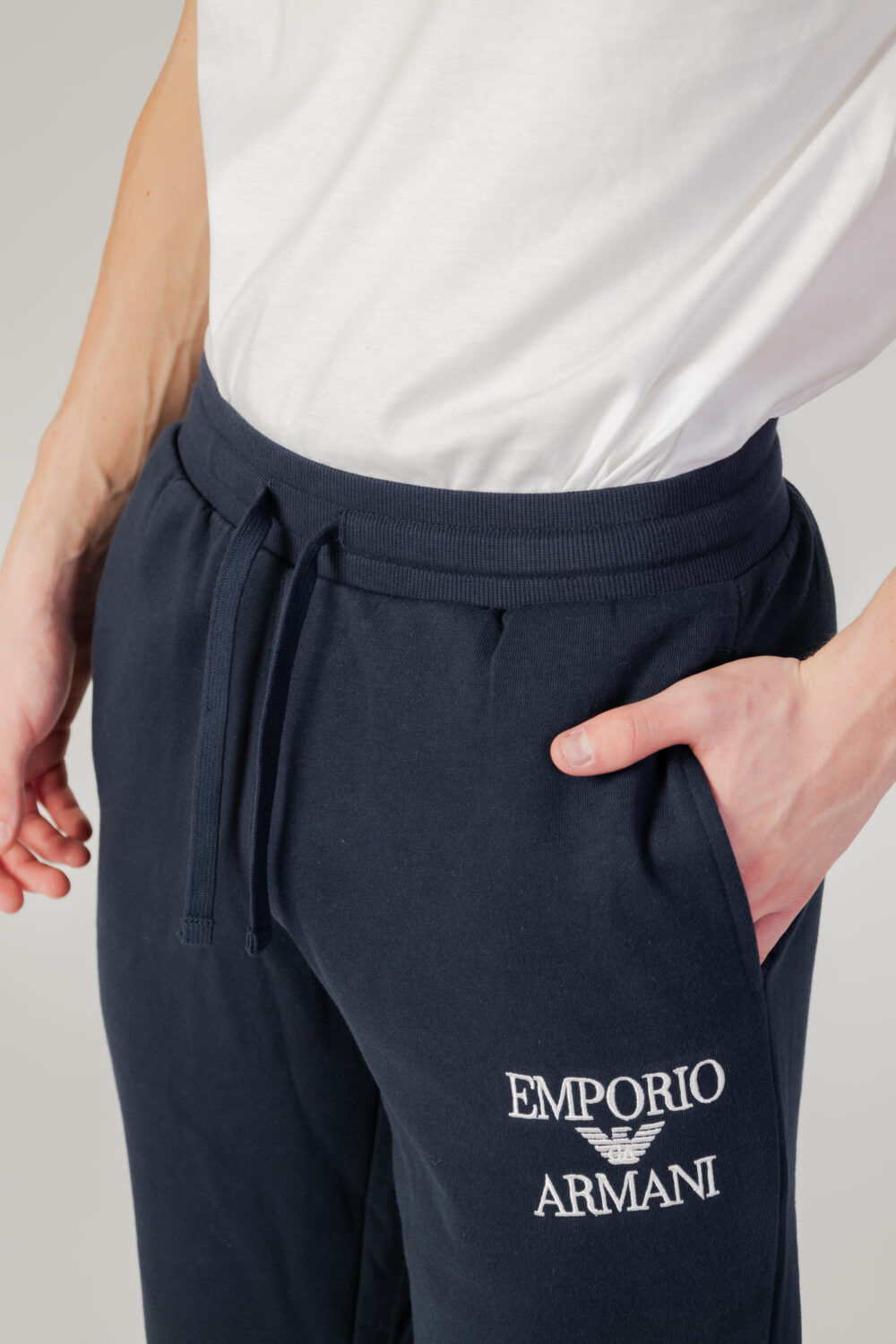 Pantaloni sportivi Emporio Armani Underwear Blu - Foto 2