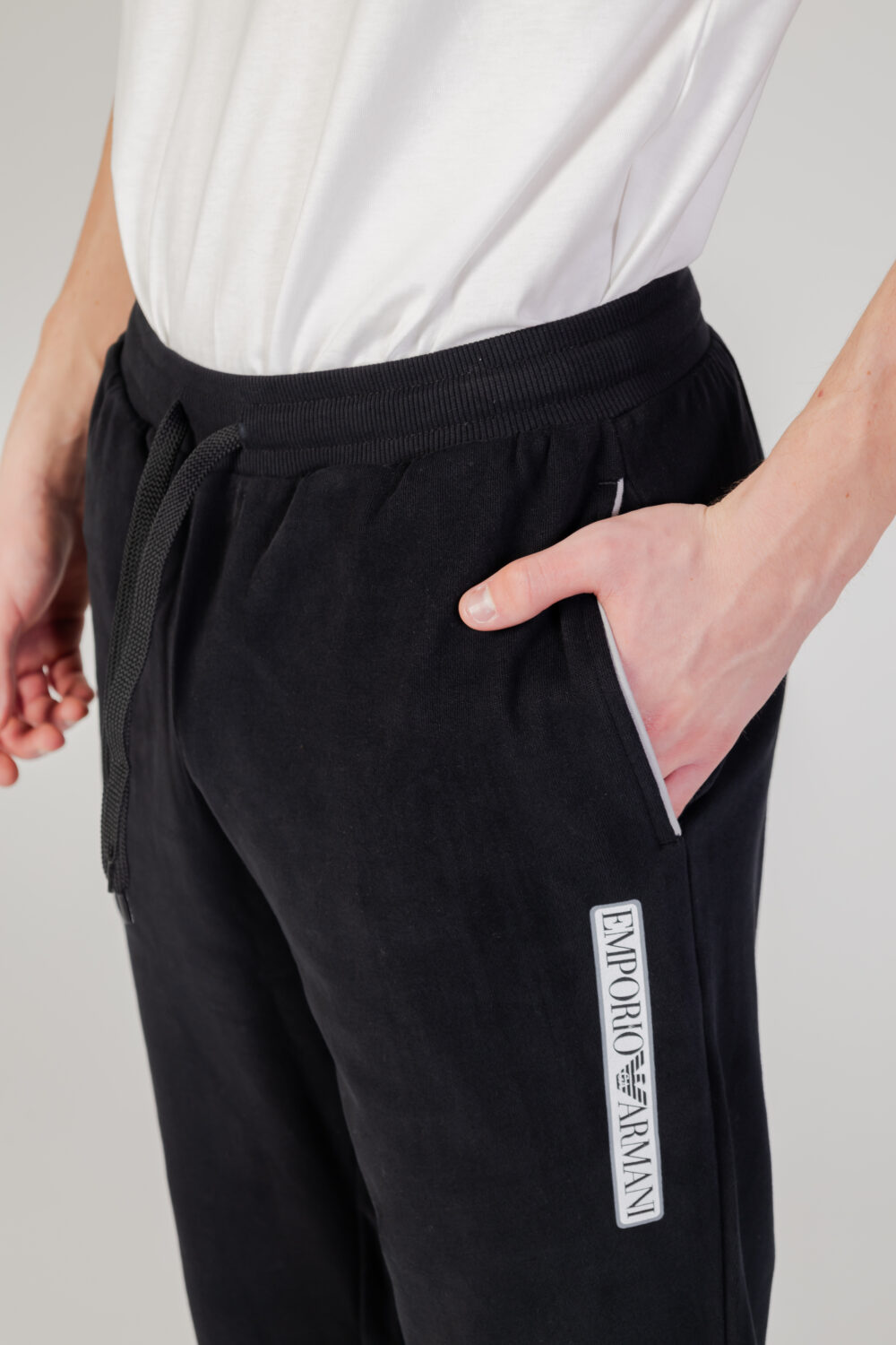 Pantaloni sportivi Emporio Armani Underwear Nero - Foto 2